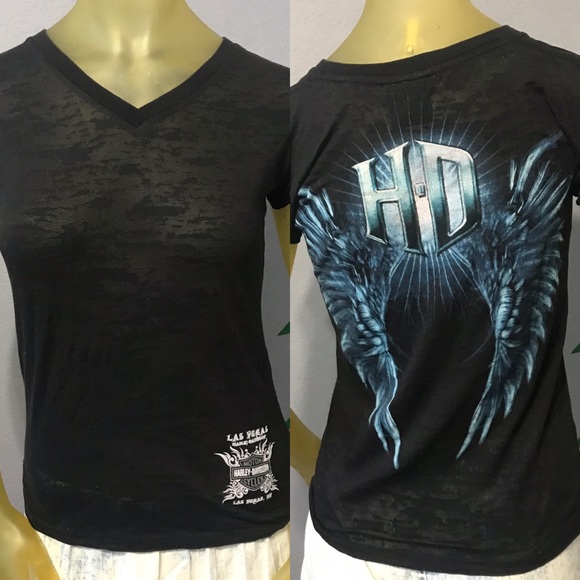 Sheer See Through Harley-Davidson Las Vegas XS Tee